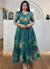 Kalwal Mix Cotton Long Western Wear Gown Dress Exporters In India